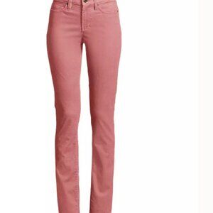 Lands' End Women's Dusty Brick Pink Coral Jeans, Size 18 Petite, NEW nwt